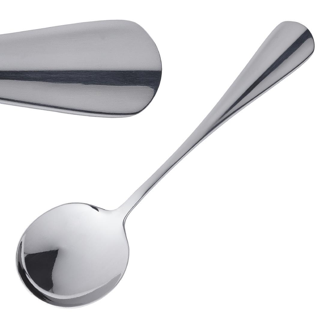 Olympia Baguette Soup Spoon (Pack of 12) - D601  - 1