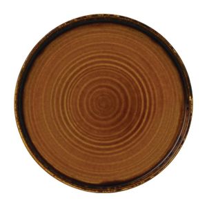 Dudson Harvest Brown Walled Plate 260mm (Pack of 6) - FE387  - 1