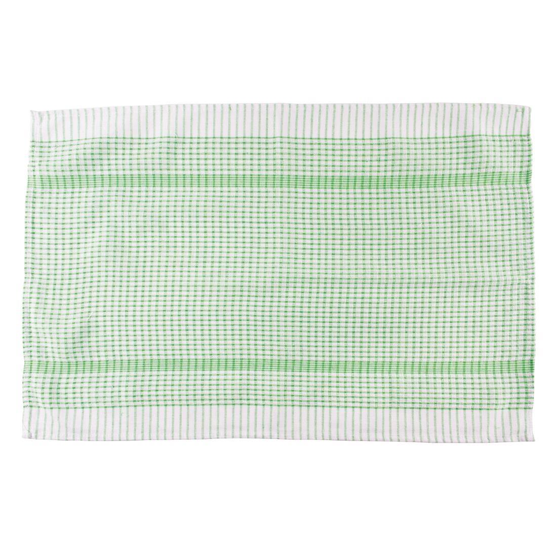 Vogue Wonderdry Tea Towels Green (Pack of 10) - E700  - 2