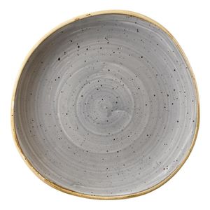 Churchill Stonecast Round Plate Peppercorn Grey 210mm (Pack of 12) - DM458  - 1