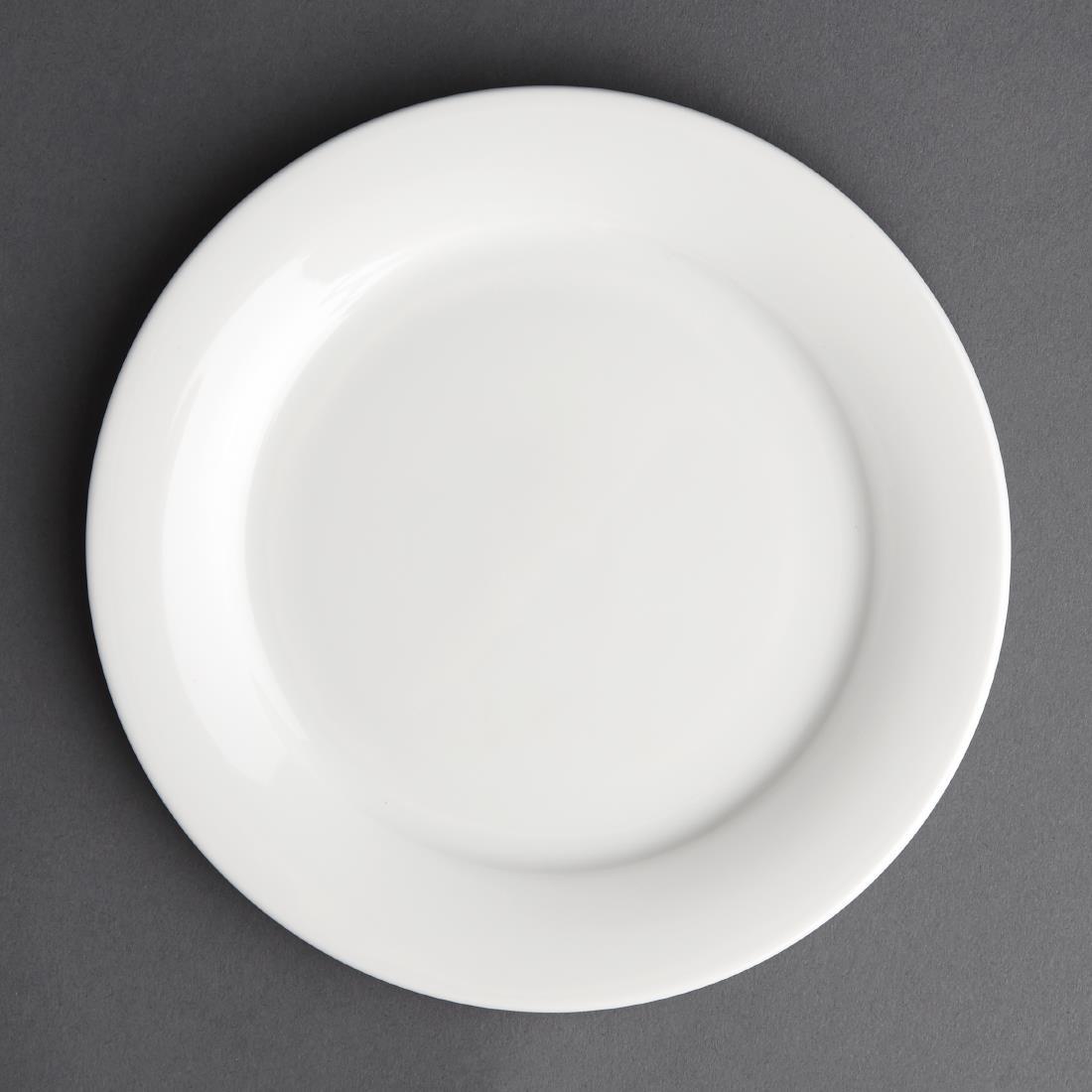 Churchill Art de Cuisine Menu Mid Rimmed Plates 171mm (Pack of 6) - CE756  - 1