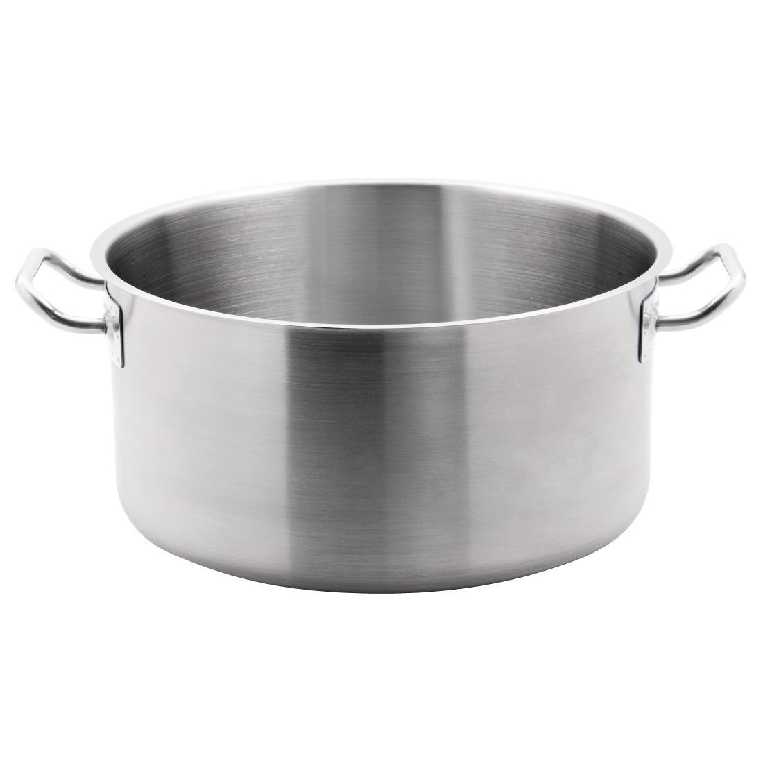 Vogue Stainless Steel Stew Pan 18.5Ltr - T088  - 1