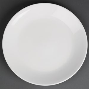 Royal Porcelain Classic White Coupe Plates 260mm (Pack of 12) - CG005  - 1