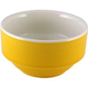 Churchill New Horizons Colour Glaze Consomme Bowls Yellow 105mm - M830  - 1