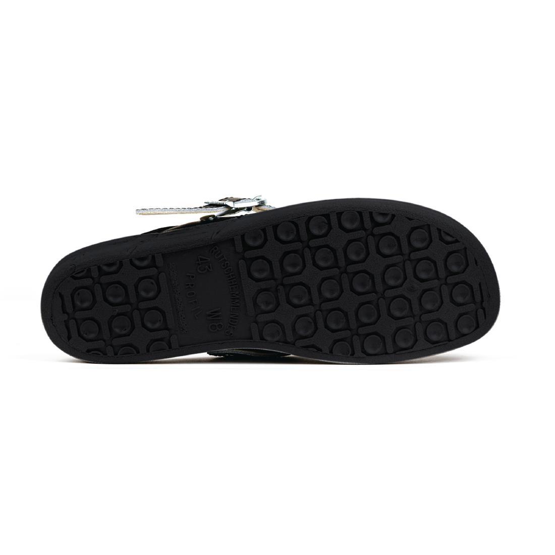 Abeba Microfibre Clogs Black Size 38 - A898-38  - 4