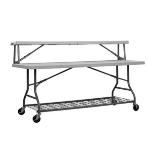 ZOWN Mobile Buffet Table 1833mm Grey - DW168  - 1