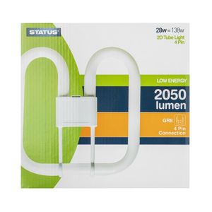 STATUS CFL 2D 4Pin Energy Saving Bulb 28W - U350  - 3