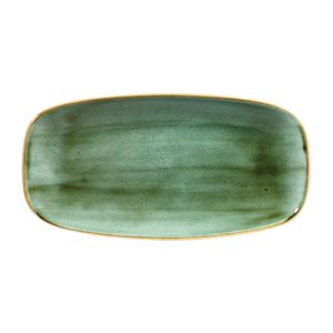 Churchill Stonecast Rectangular Plates Samphire Green 153 x 298mm - CY100  - 1