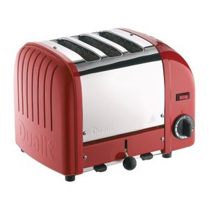 Dualit 3 Slice Vario Toaster Red 30085 - CD323  - 1