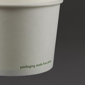 Vegware Compostable Hot Food Pots 230ml / 8oz (Pack of 1000) - GH027  - 4