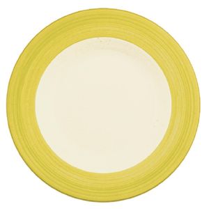 Steelite Rio Yellow Slimline Plates 270mm (Pack of 24) - V2965  - 1