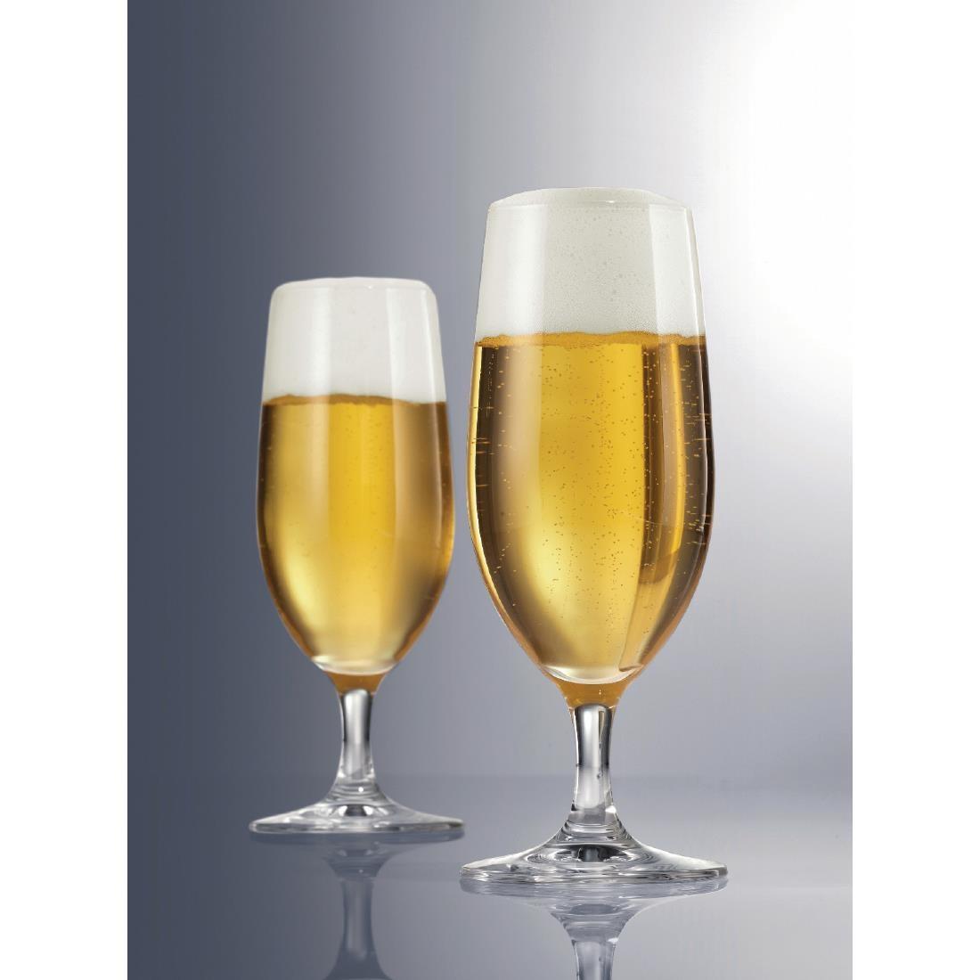 Schott Zwiesel Classico Crystal Stemmed Beer Glasses 380ml (Pack of 6) - CC684  - 2