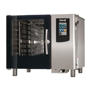 Lincat Visual Cooking Natural Gas Boiler 6 Grid Combi Oven LC106BN - FJ671-N  - 1