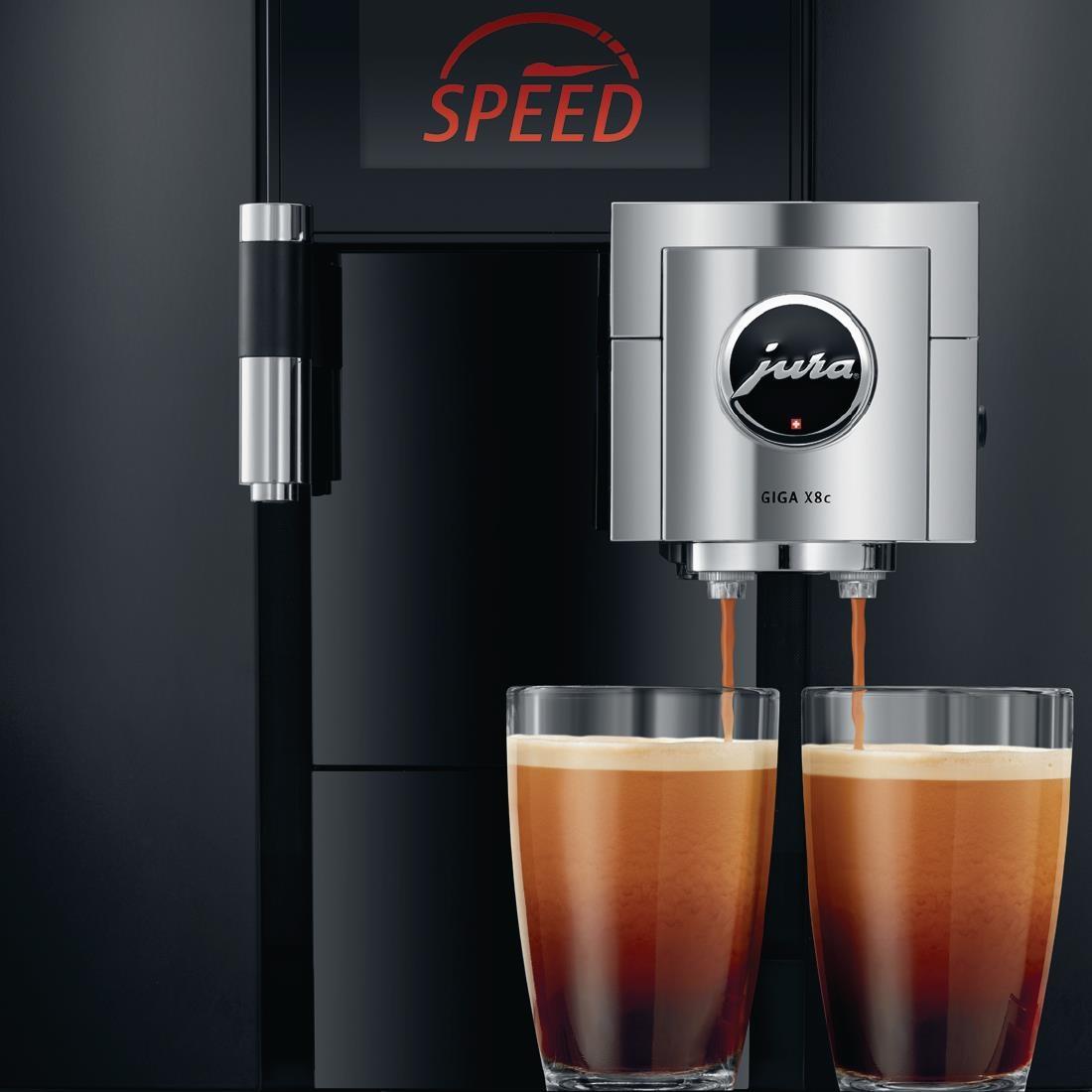 Jura Giga X8c Mains Fill Bean to Cup Coffee Machine Black - FB456  - 2