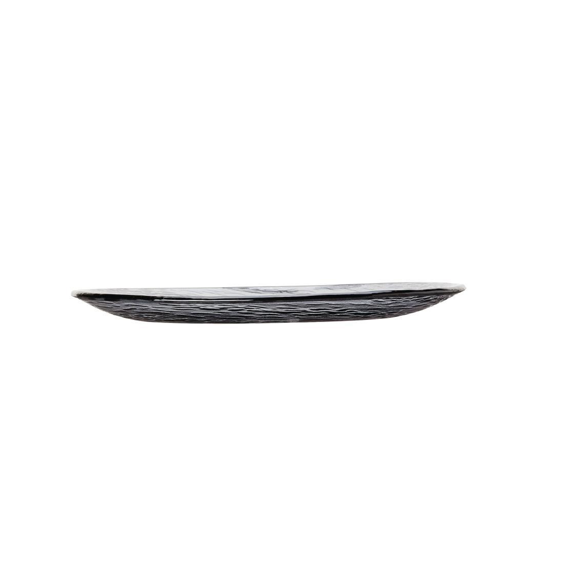 Steelite Scape Glass Platters 300mm Smoked (Pack of 6) - VV721  - 2