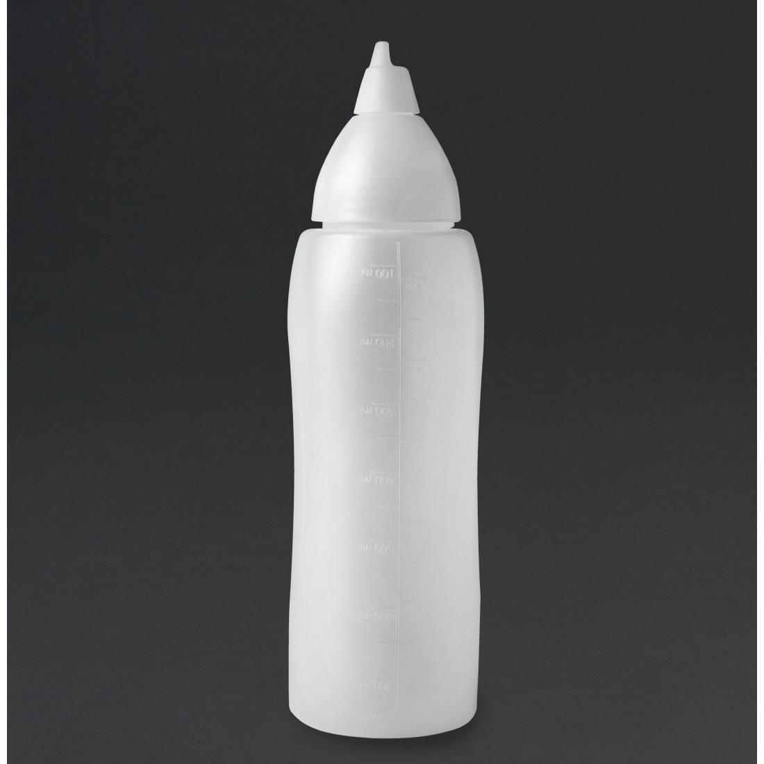 Araven Clear Non-Drip Sauce Bottle 24oz - CW113  - 1
