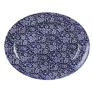 Churchill Vintage Prints Oval Dishes Willow Print 365mm (Pack of 6) - GF304  - 1