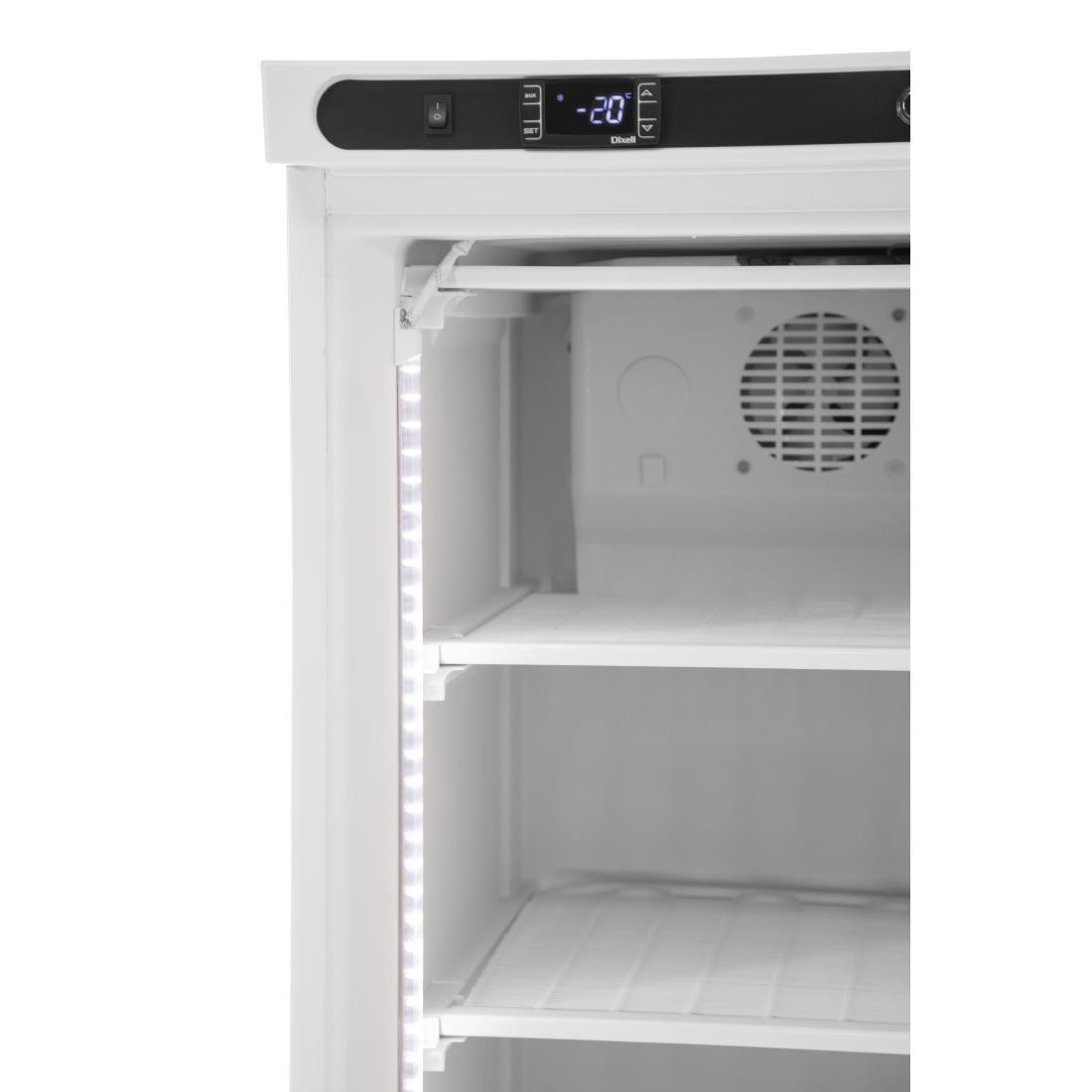 Polar C-Series Glass Door Display Freezer 365Ltr White - CB921  - 10