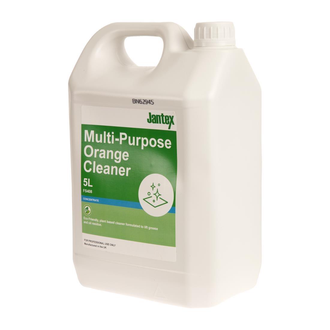 Jantex Green Orange Multipurpose Cleaner Concentrate 5Ltr - FS408  - 2