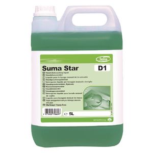 Suma Star D1 Washing Up Liquid Concentrate 5Ltr (2 Pack) - CD752  - 1