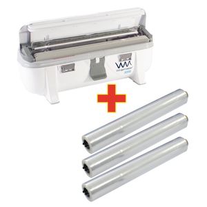 Special Offer Wrapmaster 3000 Dispenser and 3 x 300m Cling Film - S568  - 1