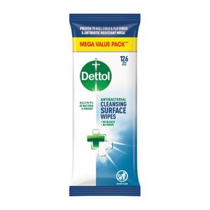 Dettol Antibacterial Surface Cleaning Wipes (Pack of 126) - FT011  - 1