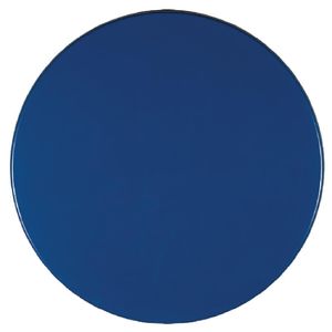 Werzalit Pre-drilled Round Table Top  Deep Blue 600mm - CG938  - 1