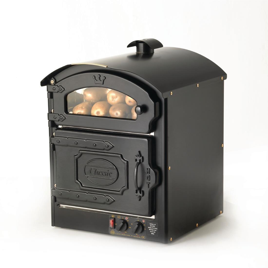 King Edward Classic 25 Potato Oven Black CLASS25/BLK - GP262  - 1