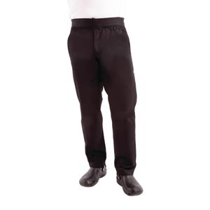 Chef Works Men's Lightweight Slim Trouser Black Size 3XL - BB301-3XL  - 1