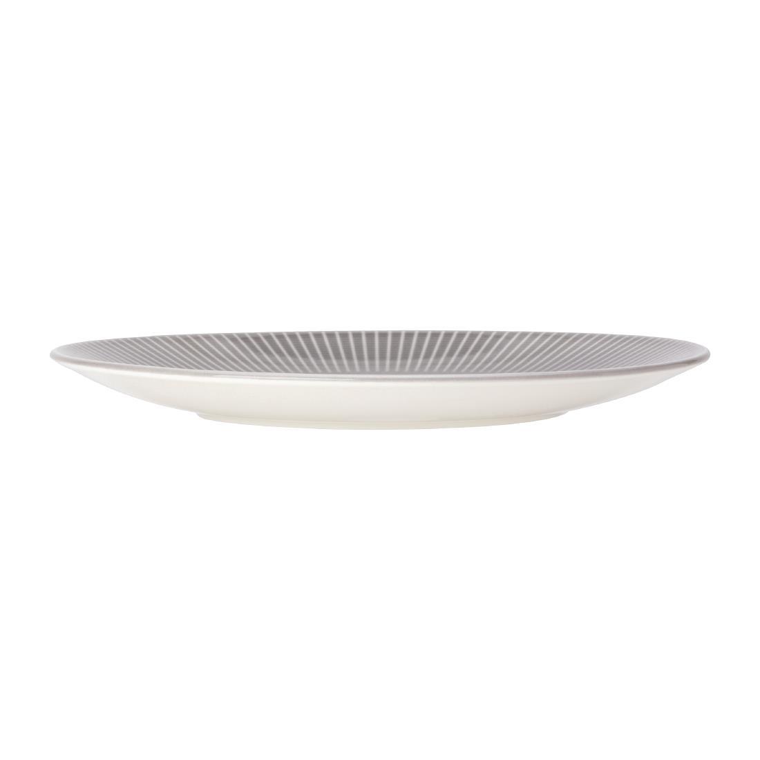 Steelite Willow Mist Gourmet Coupe Plates Grey 280mm (Pack of 6) - VV1796  - 2