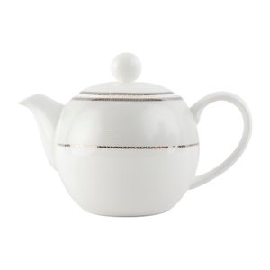 Royal Bone Afternoon Tea Silverline Tea Pot 450ml (Pack of 1) - FB734  - 1