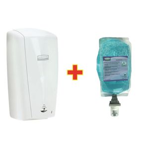 Special Offer Rubbermaid AutoFoam Dispenser and 4 Perfumed Foam Hand Soaps 1.1Ltr - S813  - 1