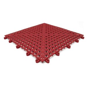 COBA Red Flexi-Deck Tiles (Pack of 9) - GH604  - 1
