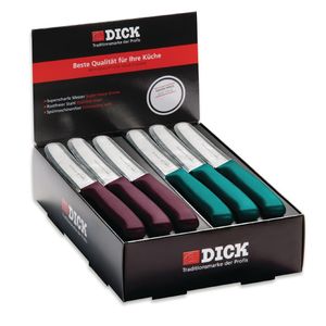 Dick Countertop 40 Piece Utility Knife Box Purple and Turquoise - CN557  - 1