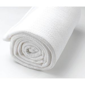 Mitre Essentials Cellular Blanket White Single - GU400  - 1