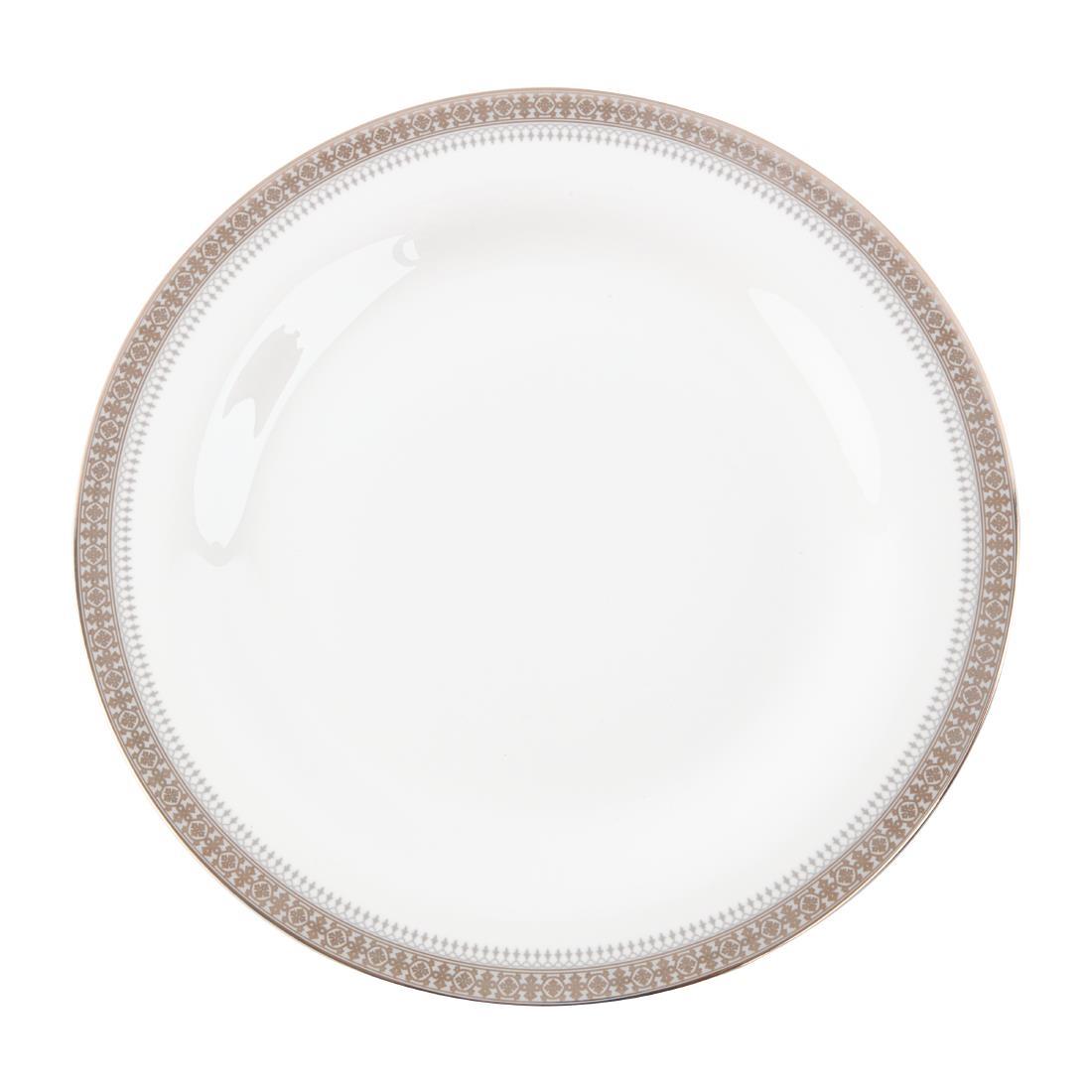 Royal Bone Afternoon Tea Couronne Plate 255mm (Pack of 6) - FB738  - 1