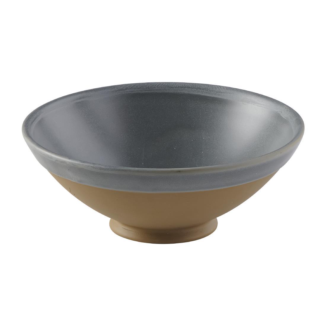 Churchill Emerge Seattle Footed Bowl Grey 200mm (Pack of 6) - FS961  - 2