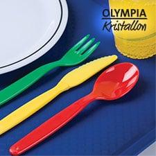 Olympia Kristallon Polycarbonate Cutlery