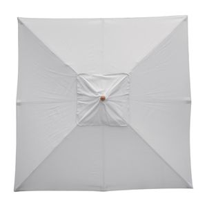Bolero Square Parasol Grey 2.5m