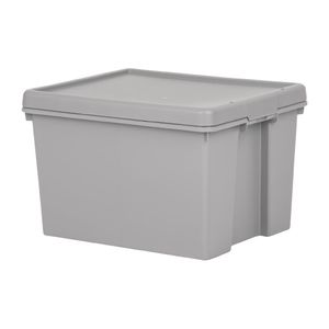 Wham Bam Upcycled Cement Grey Storage Box & Lid 45Ltr