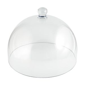 Steelite Creations Polycrystal Clear Dome Cover 312x231mm