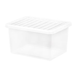 Wham Crystal Storage Box & Lid 31Ltr
