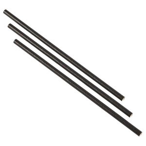 Paper Straws Black 20cm (500pcs) - PPS20PBK - 1