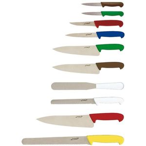 10 Piece Colour Coded Knife Set + Knife Case - KCASECOL10 - 1