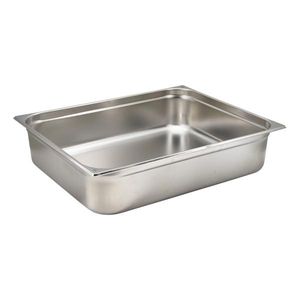 St/St Gastronorm Pan 2/1 - 150mm Deep - GN21-150 - 1