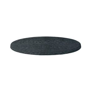 Werzalit Pre-drilled Round Table Top  Rattan Anthracite 700mm - CL048
