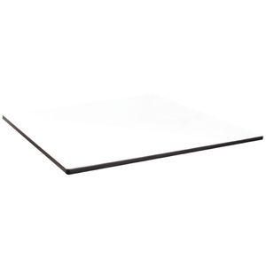 Compact Exterior Square Table Top White 680mm - DM035