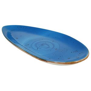 Orion "Elements"  Leaf Shaped Plate- Ocean Mist - EL31OM