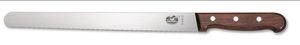 Victorinox Slicing Knife Rosewood Rnd Tip Serrated - 30cm Discontinued - 12550-02