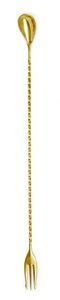 Triple Spear Mixing Spoon - Gold 30cm - 12338-04